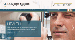 Desktop Screenshot of patrickeyecare.com